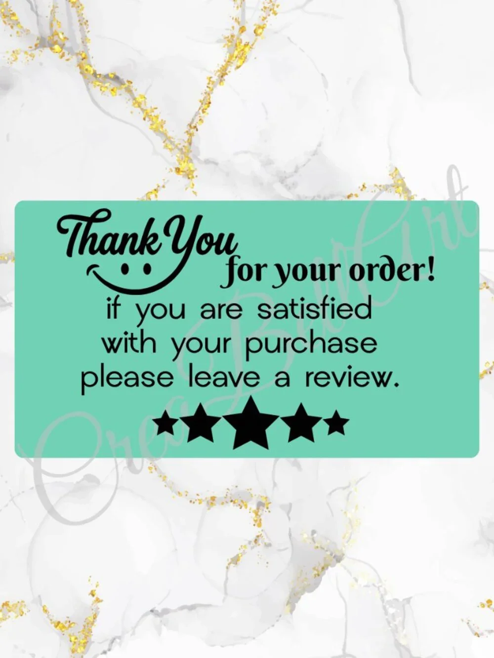 100 Thank you Stickers for Packaging Review Stickers | Small Business Labels